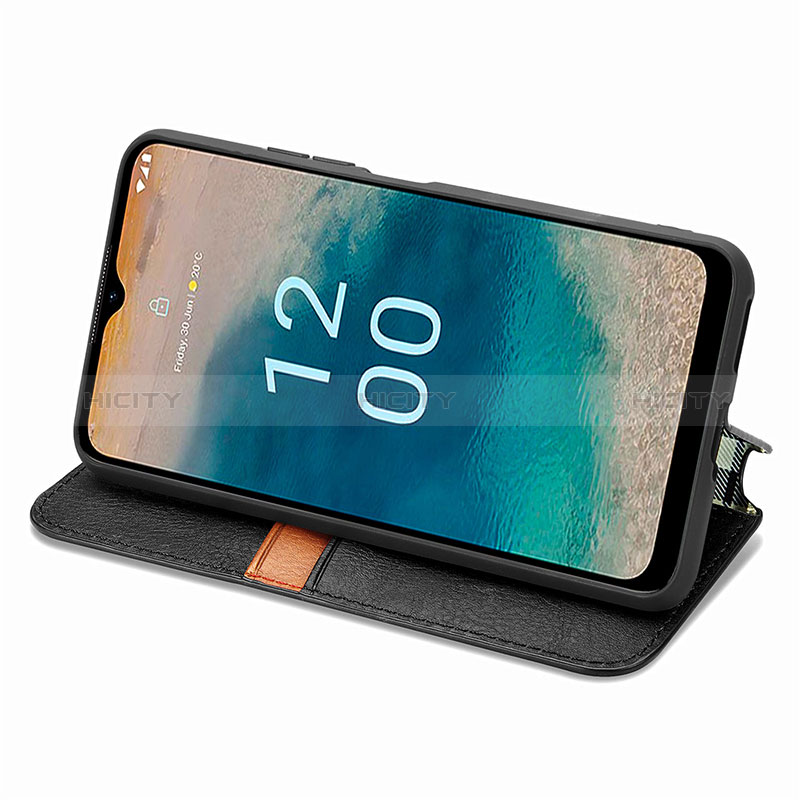 Handytasche Stand Schutzhülle Flip Leder Hülle S01D für Nokia G22