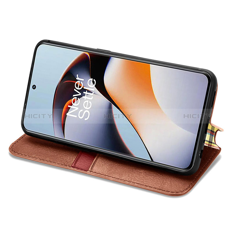 Handytasche Stand Schutzhülle Flip Leder Hülle S01D für OnePlus 11R 5G groß