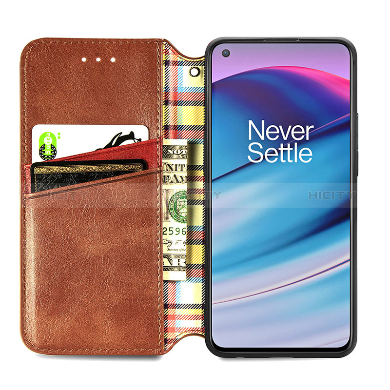 Handytasche Stand Schutzhülle Flip Leder Hülle S01D für OnePlus Nord CE 5G