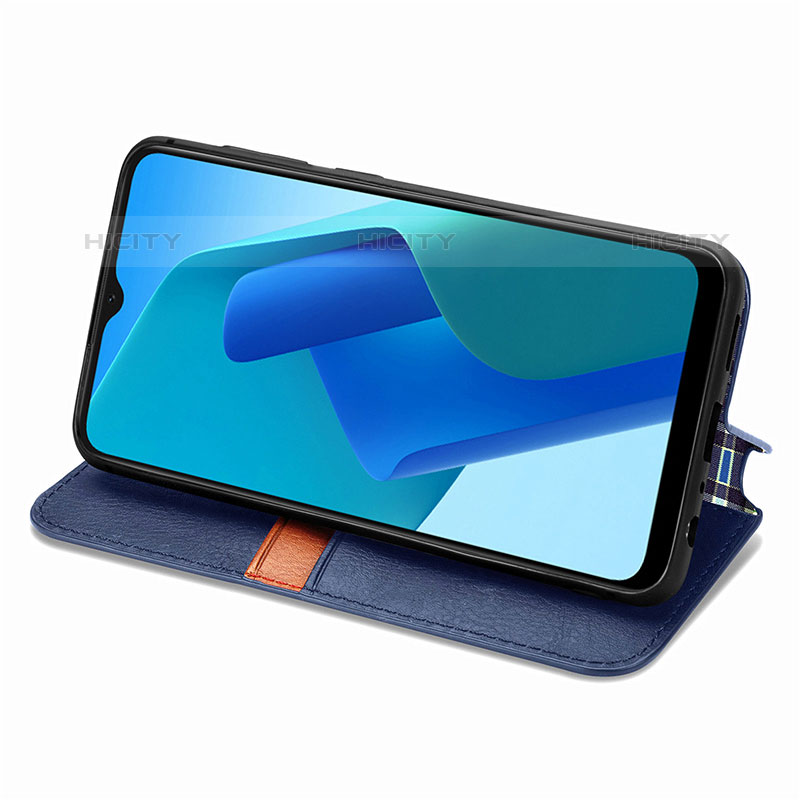 Handytasche Stand Schutzhülle Flip Leder Hülle S01D für Oppo A16K groß