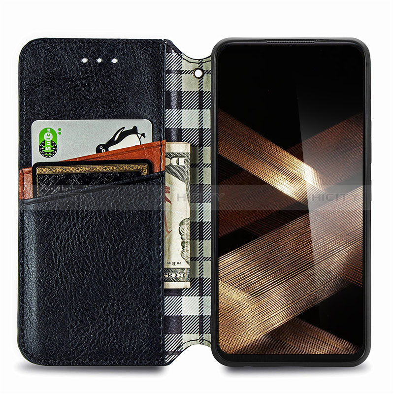 Handytasche Stand Schutzhülle Flip Leder Hülle S01D für Oppo A38 groß