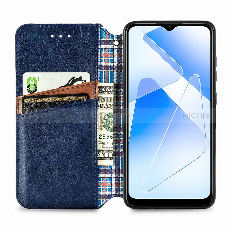 Handytasche Stand Schutzhülle Flip Leder Hülle S01D für Oppo A56 5G