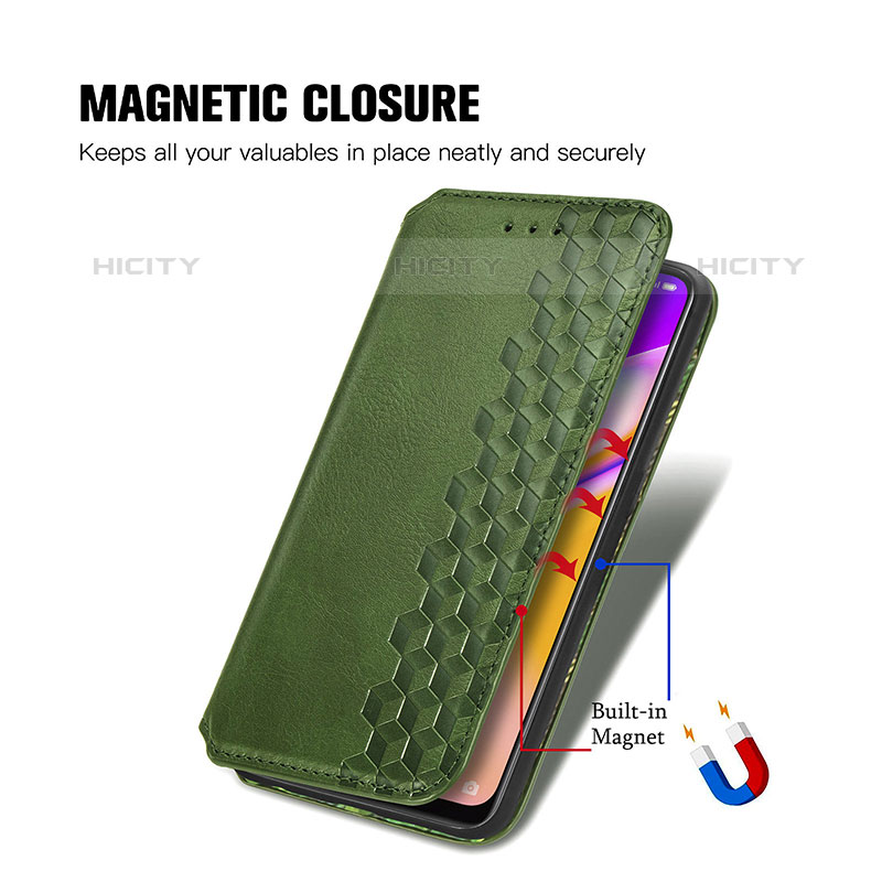 Handytasche Stand Schutzhülle Flip Leder Hülle S01D für Oppo A94 5G groß