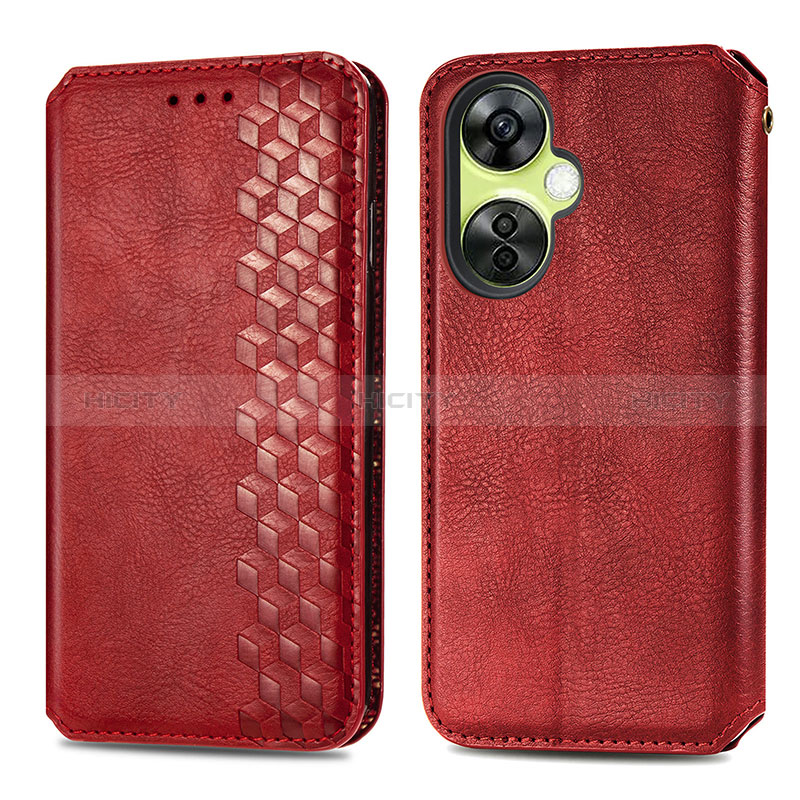 Handytasche Stand Schutzhülle Flip Leder Hülle S01D für Oppo K11x 5G Rot Plus