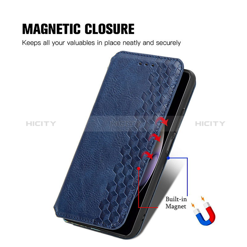 Handytasche Stand Schutzhülle Flip Leder Hülle S01D für Realme 10 Pro 5G