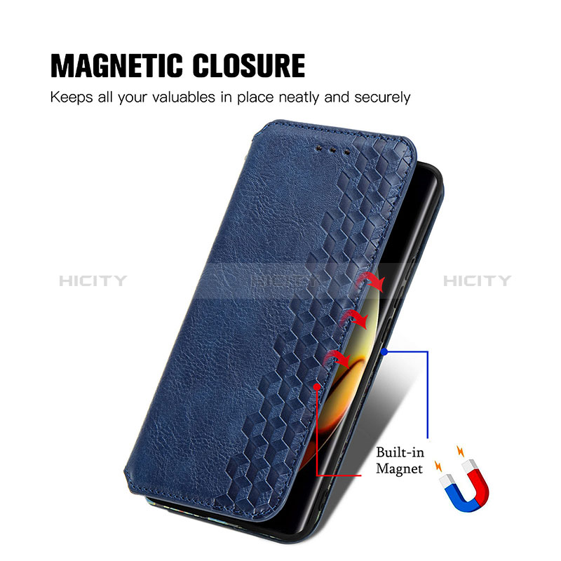 Handytasche Stand Schutzhülle Flip Leder Hülle S01D für Realme 10 Pro+ Plus 5G groß