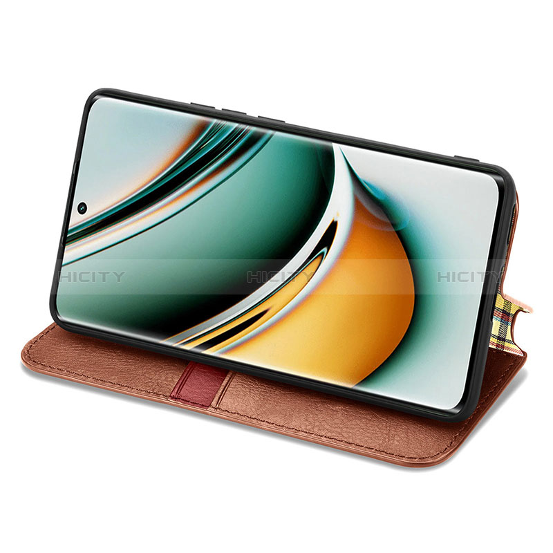 Handytasche Stand Schutzhülle Flip Leder Hülle S01D für Realme 11 Pro 5G