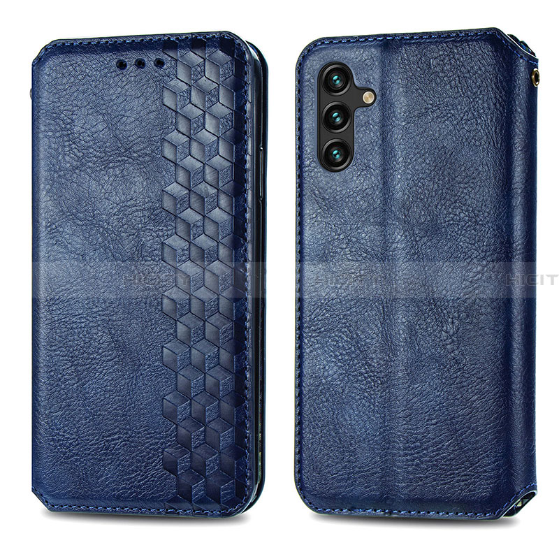 Handytasche Stand Schutzhülle Flip Leder Hülle S01D für Samsung Galaxy A13 5G groß