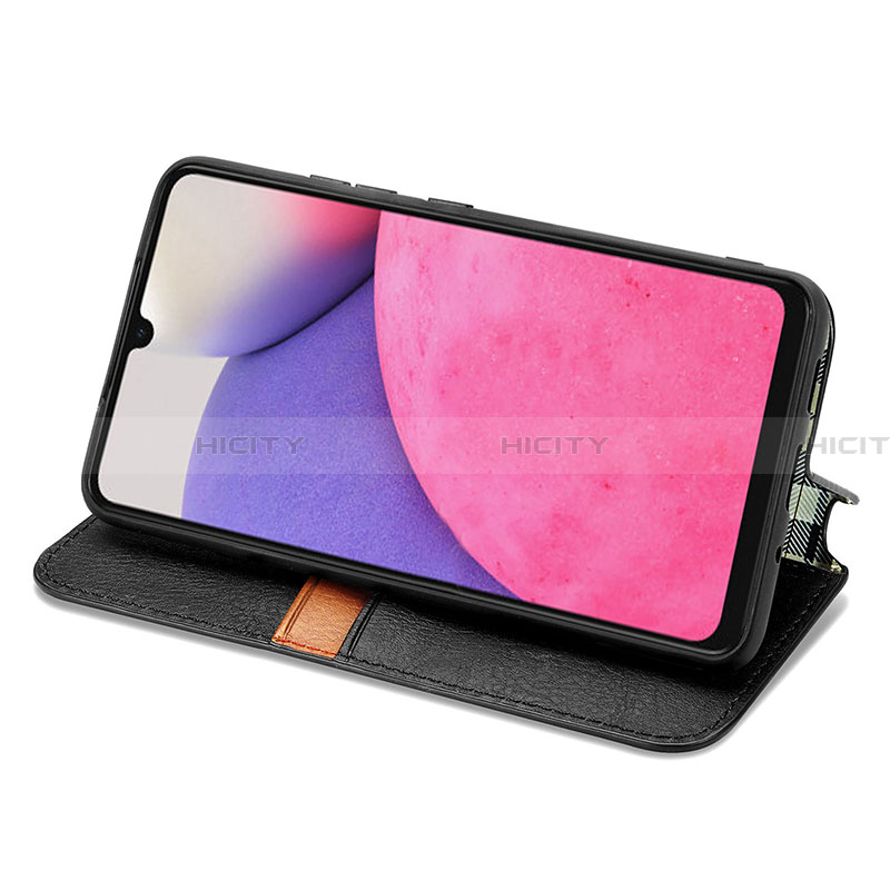 Handytasche Stand Schutzhülle Flip Leder Hülle S01D für Samsung Galaxy A33 5G