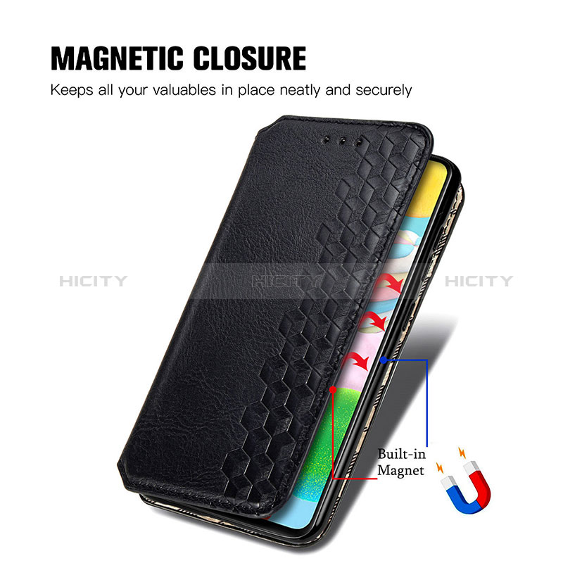 Handytasche Stand Schutzhülle Flip Leder Hülle S01D für Samsung Galaxy A41