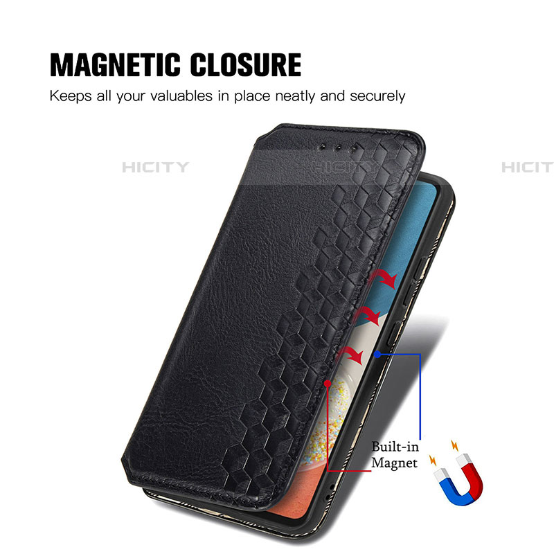 Handytasche Stand Schutzhülle Flip Leder Hülle S01D für Samsung Galaxy A53 5G groß