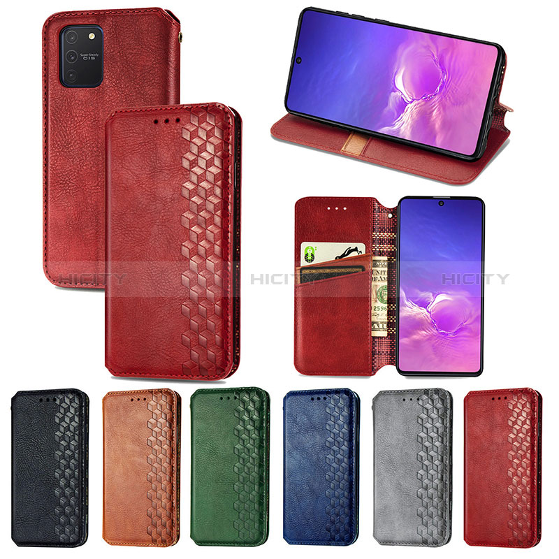 Handytasche Stand Schutzhülle Flip Leder Hülle S01D für Samsung Galaxy A91