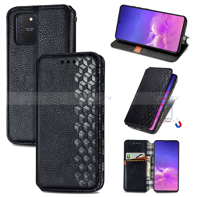 Handytasche Stand Schutzhülle Flip Leder Hülle S01D für Samsung Galaxy A91