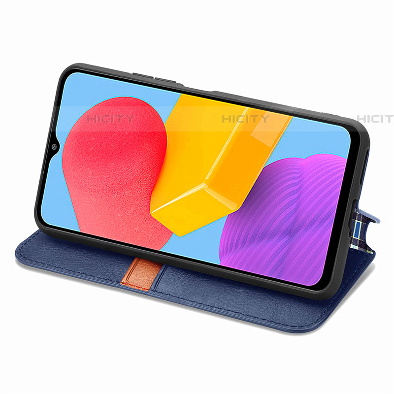 Handytasche Stand Schutzhülle Flip Leder Hülle S01D für Samsung Galaxy M13 4G groß