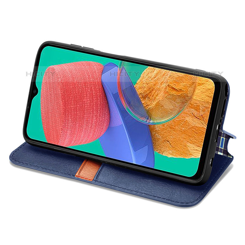 Handytasche Stand Schutzhülle Flip Leder Hülle S01D für Samsung Galaxy M33 5G