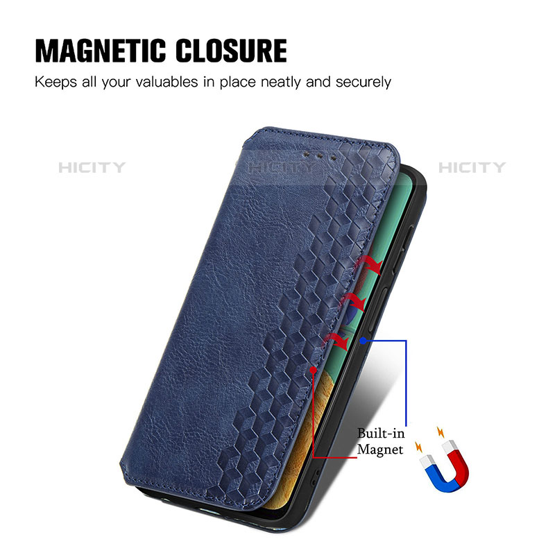 Handytasche Stand Schutzhülle Flip Leder Hülle S01D für Samsung Galaxy M33 5G