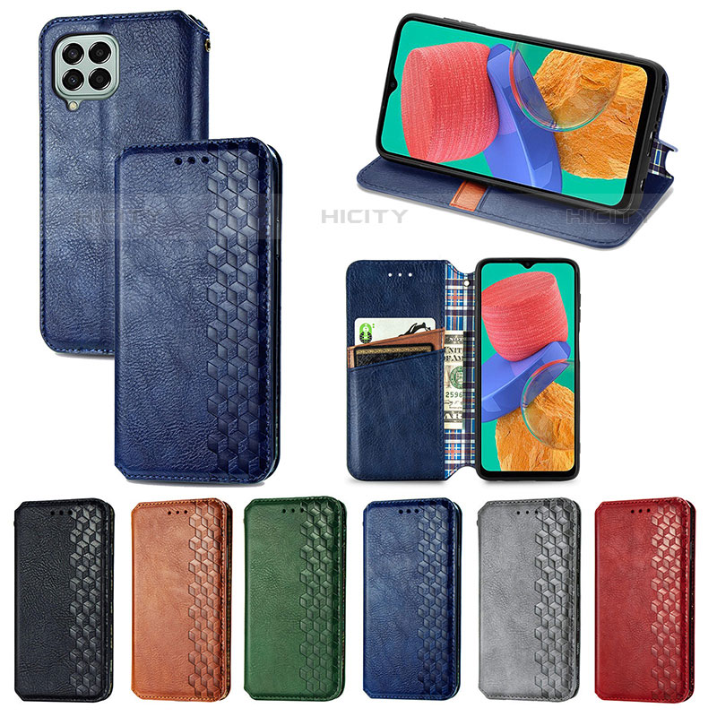 Handytasche Stand Schutzhülle Flip Leder Hülle S01D für Samsung Galaxy M33 5G