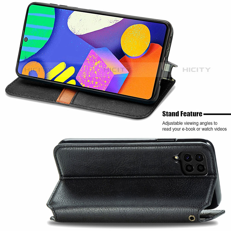 Handytasche Stand Schutzhülle Flip Leder Hülle S01D für Samsung Galaxy M62 4G