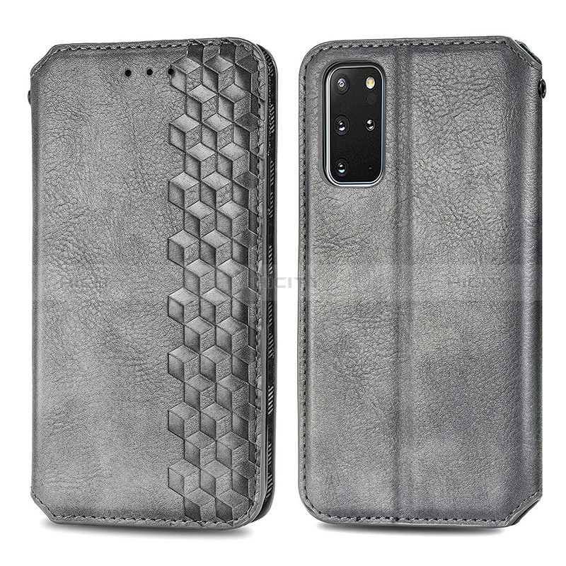 Handytasche Stand Schutzhülle Flip Leder Hülle S01D für Samsung Galaxy S20 Plus 5G groß