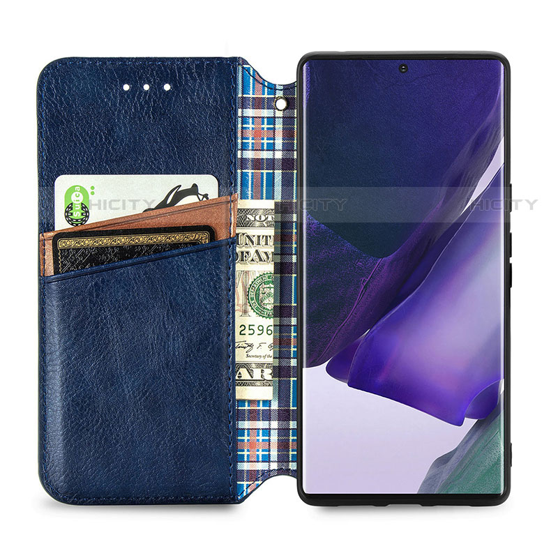 Handytasche Stand Schutzhülle Flip Leder Hülle S01D für Samsung Galaxy S21 Ultra 5G