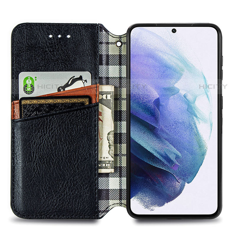 Handytasche Stand Schutzhülle Flip Leder Hülle S01D für Samsung Galaxy S22 5G