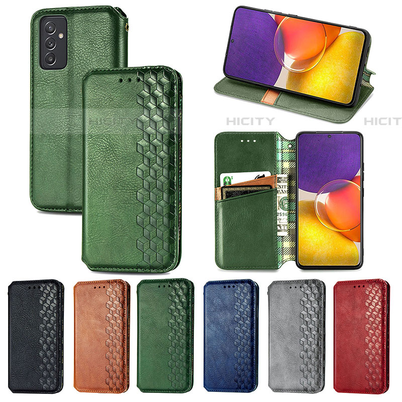 Handytasche Stand Schutzhülle Flip Leder Hülle S01D für Samsung Galaxy S23 FE 5G