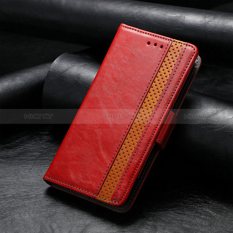 Handytasche Stand Schutzhülle Flip Leder Hülle S01D für Samsung Galaxy XCover 6 Pro 5G Rot Plus