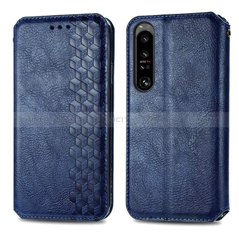 Handytasche Stand Schutzhülle Flip Leder Hülle S01D für Sony Xperia 1 IV SO-51C groß