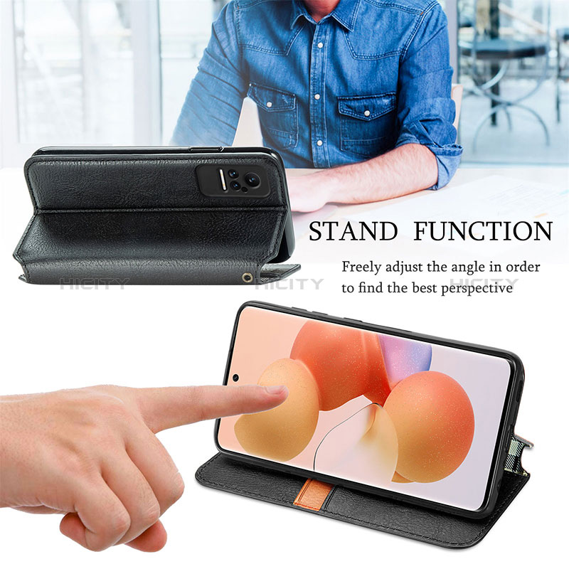 Handytasche Stand Schutzhülle Flip Leder Hülle S01D für Xiaomi Civi 1S 5G