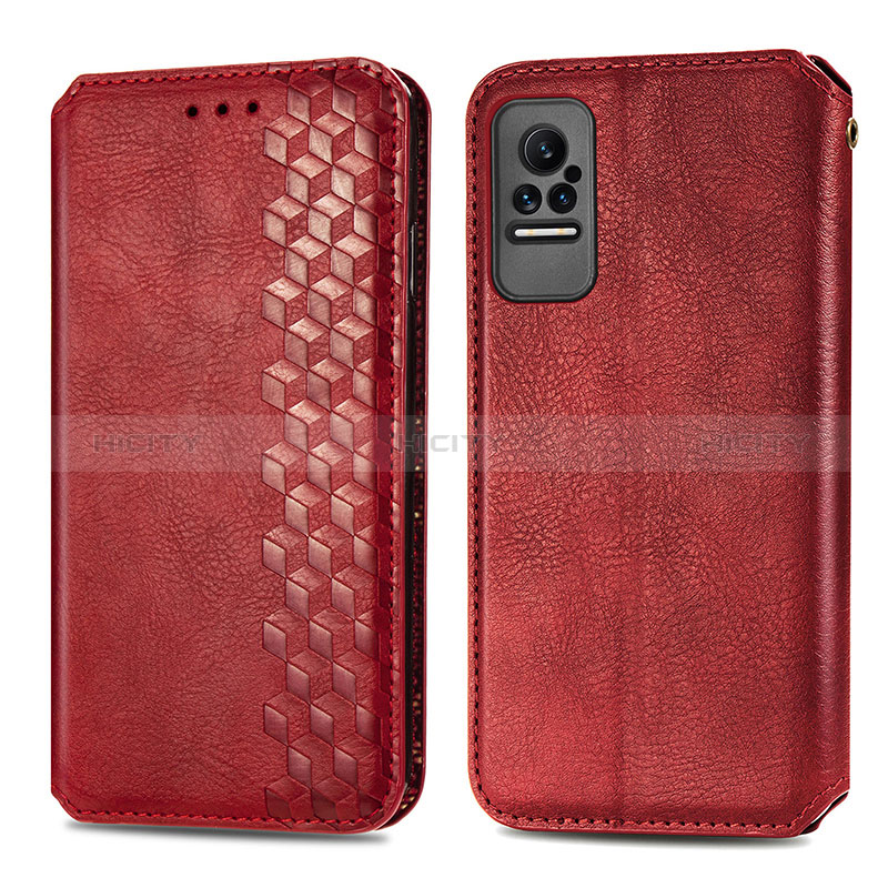 Handytasche Stand Schutzhülle Flip Leder Hülle S01D für Xiaomi Civi 1S 5G Rot