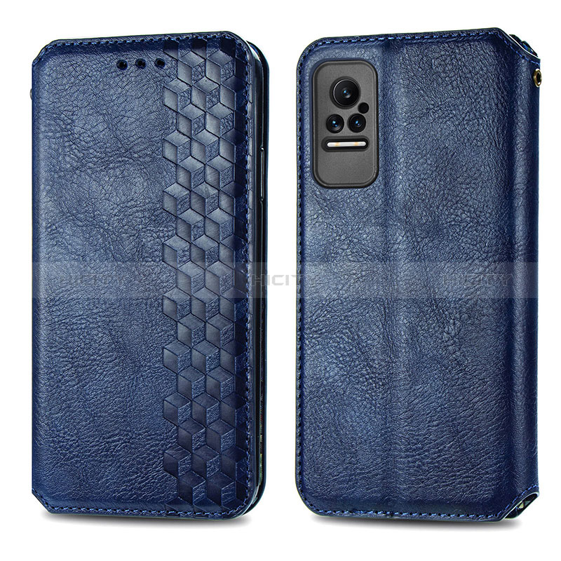 Handytasche Stand Schutzhülle Flip Leder Hülle S01D für Xiaomi Civi 5G Blau