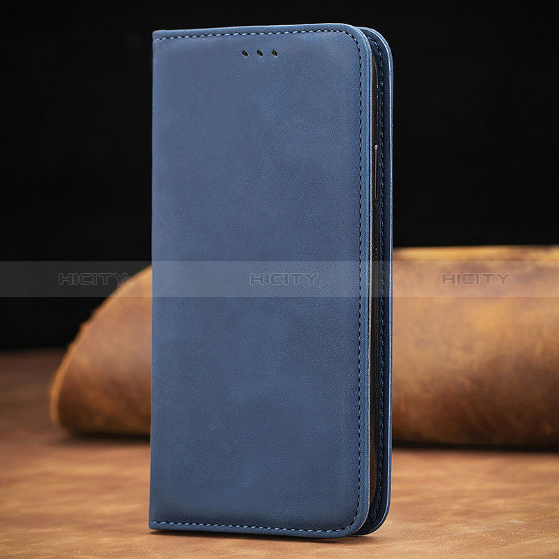 Handytasche Stand Schutzhülle Flip Leder Hülle S01D für Xiaomi Mi 10T 5G Blau Plus