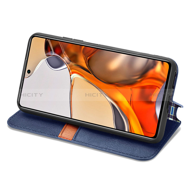 Handytasche Stand Schutzhülle Flip Leder Hülle S01D für Xiaomi Mi 11T 5G groß