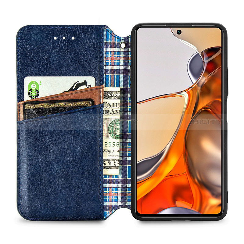 Handytasche Stand Schutzhülle Flip Leder Hülle S01D für Xiaomi Mi 11T 5G groß