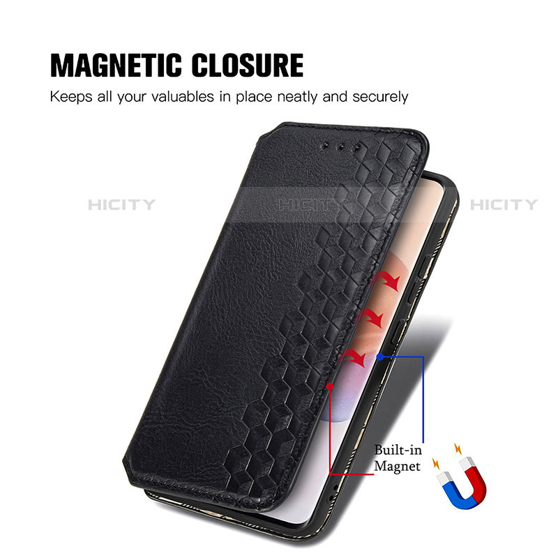 Handytasche Stand Schutzhülle Flip Leder Hülle S01D für Xiaomi Mi 12 Pro 5G groß