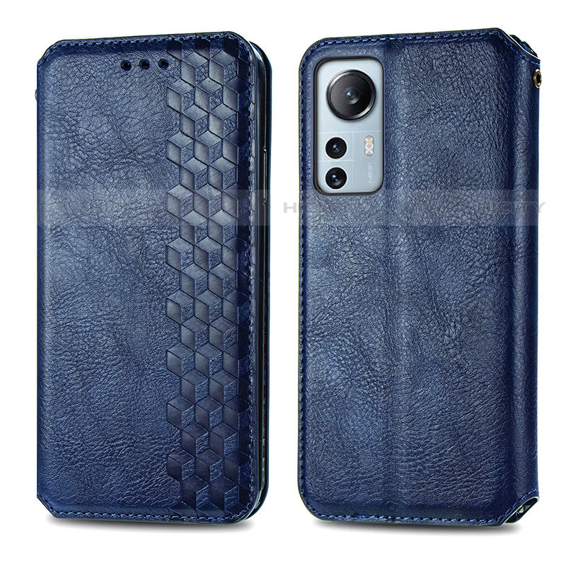 Handytasche Stand Schutzhülle Flip Leder Hülle S01D für Xiaomi Mi 12S 5G Blau