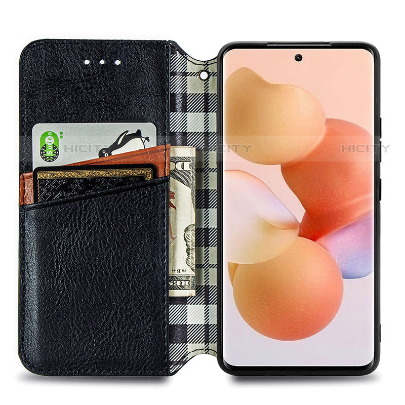 Handytasche Stand Schutzhülle Flip Leder Hülle S01D für Xiaomi Mi 12S Pro 5G groß