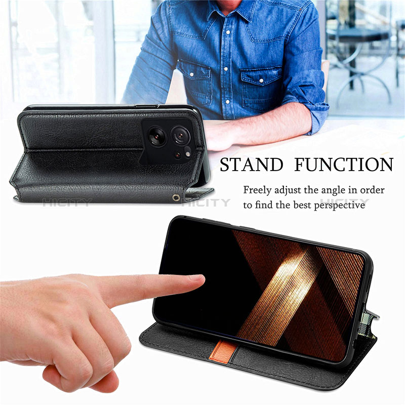 Handytasche Stand Schutzhülle Flip Leder Hülle S01D für Xiaomi Mi 13T 5G