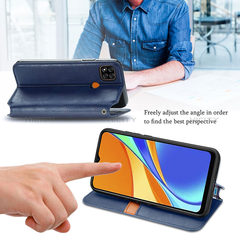 Handytasche Stand Schutzhülle Flip Leder Hülle S01D für Xiaomi POCO C3