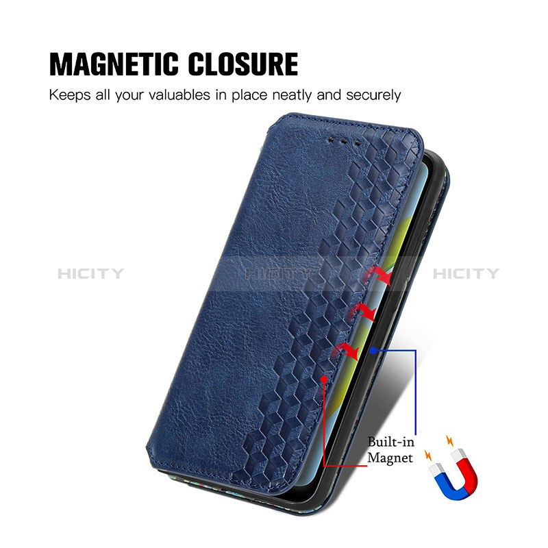 Handytasche Stand Schutzhülle Flip Leder Hülle S01D für Xiaomi Poco C51