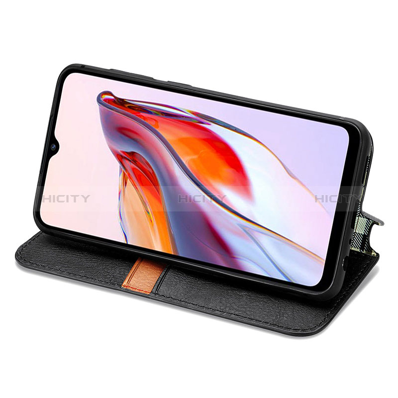 Handytasche Stand Schutzhülle Flip Leder Hülle S01D für Xiaomi Poco C55 groß