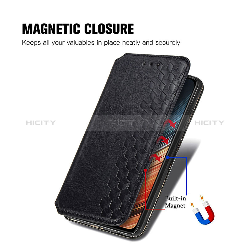 Handytasche Stand Schutzhülle Flip Leder Hülle S01D für Xiaomi Poco F4 5G