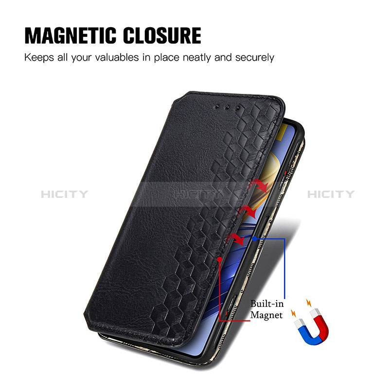 Handytasche Stand Schutzhülle Flip Leder Hülle S01D für Xiaomi Poco F4 GT 5G