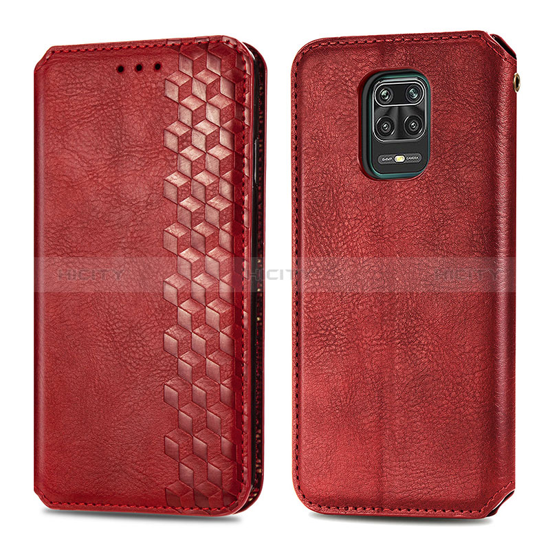 Handytasche Stand Schutzhülle Flip Leder Hülle S01D für Xiaomi Poco M2 Pro Rot