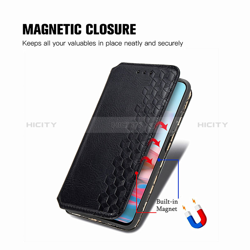 Handytasche Stand Schutzhülle Flip Leder Hülle S01D für Xiaomi Poco M5S