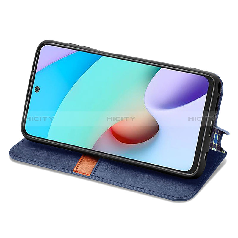 Handytasche Stand Schutzhülle Flip Leder Hülle S01D für Xiaomi Redmi 10 4G groß