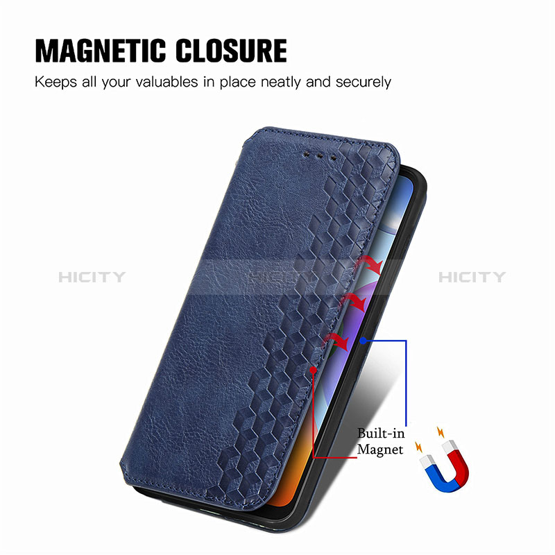 Handytasche Stand Schutzhülle Flip Leder Hülle S01D für Xiaomi Redmi 10C 4G