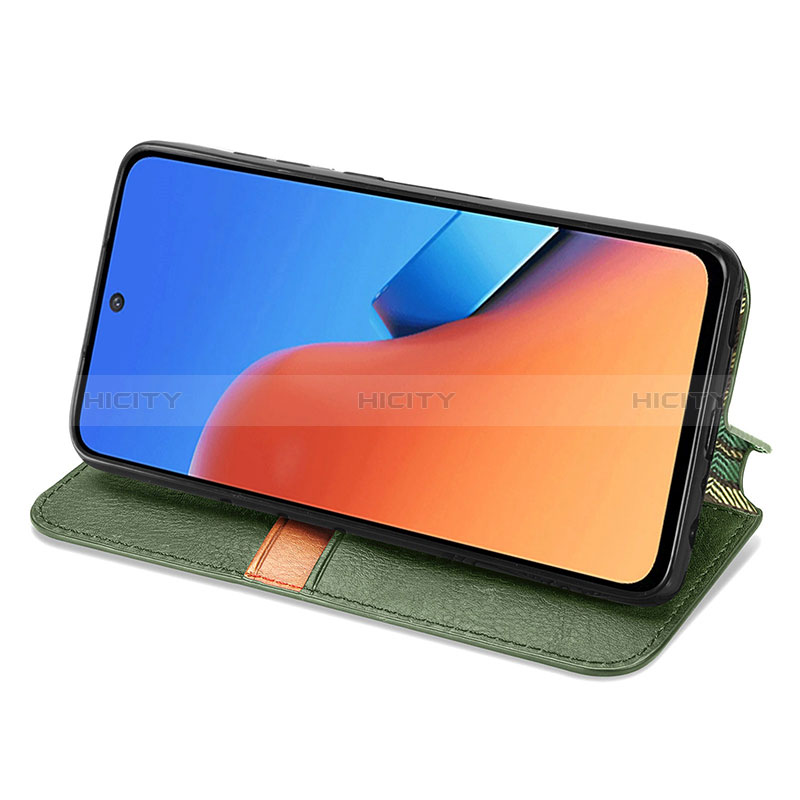 Handytasche Stand Schutzhülle Flip Leder Hülle S01D für Xiaomi Redmi 12 4G groß