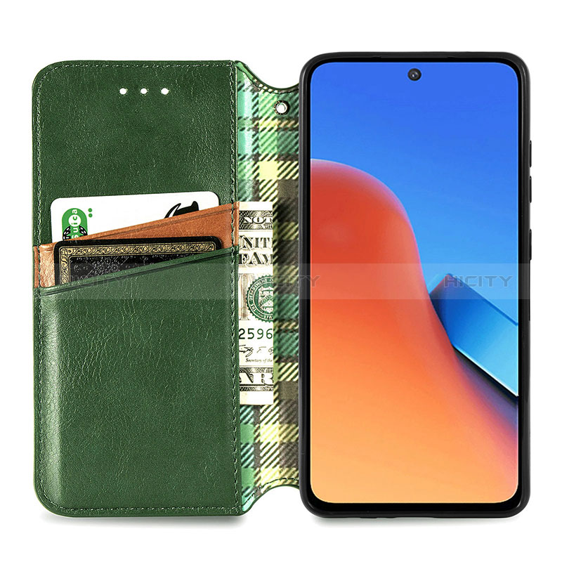 Handytasche Stand Schutzhülle Flip Leder Hülle S01D für Xiaomi Redmi 12 4G groß