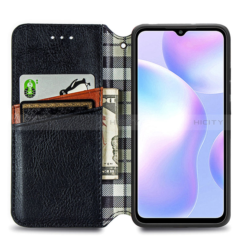 Handytasche Stand Schutzhülle Flip Leder Hülle S01D für Xiaomi Redmi 9A